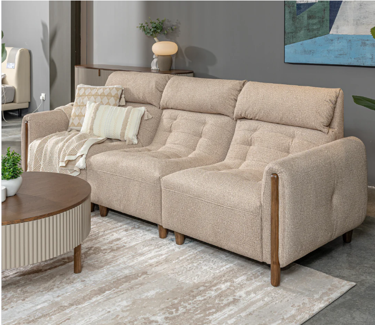 Carriena Premium Modular 3-Seater Sofa with Fibre Gel Comfort Core (Soft Amber) - Image 3