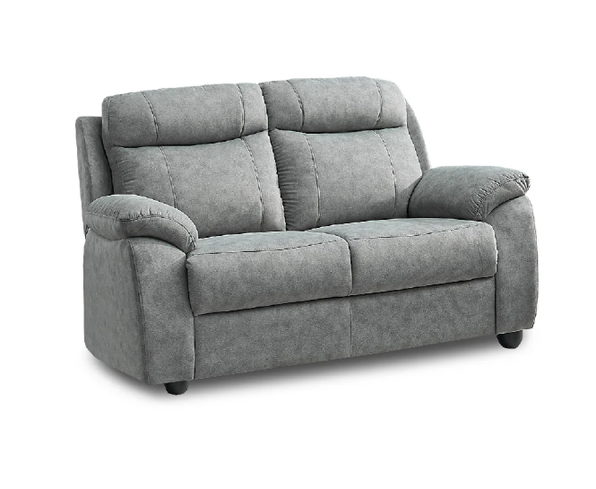 Castia Modern 3-Seater Performance Fabric Sofa (Grey Cloud) - Image 3