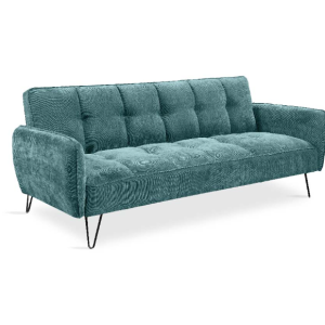 Elami Premium Pet-Friendly Convertible Sofa Bed (Green)