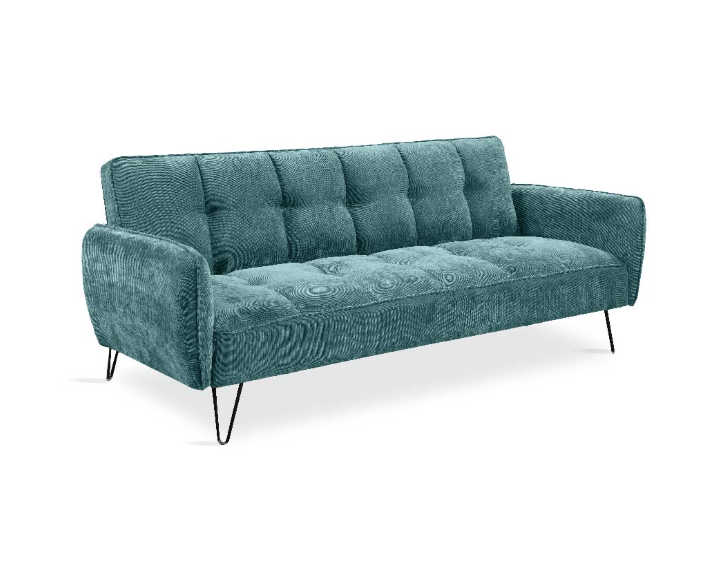Elami Premium Pet-Friendly Convertible Sofa Bed (Green)