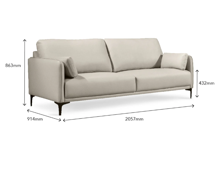 Modin Contemporary Pet-Friendly Sofa Set (3-Seater + 2-Seater) - Image 4