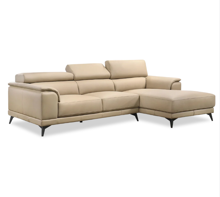 Raden Premium Full Leather L-Shape Sectional Sofa - Image 2
