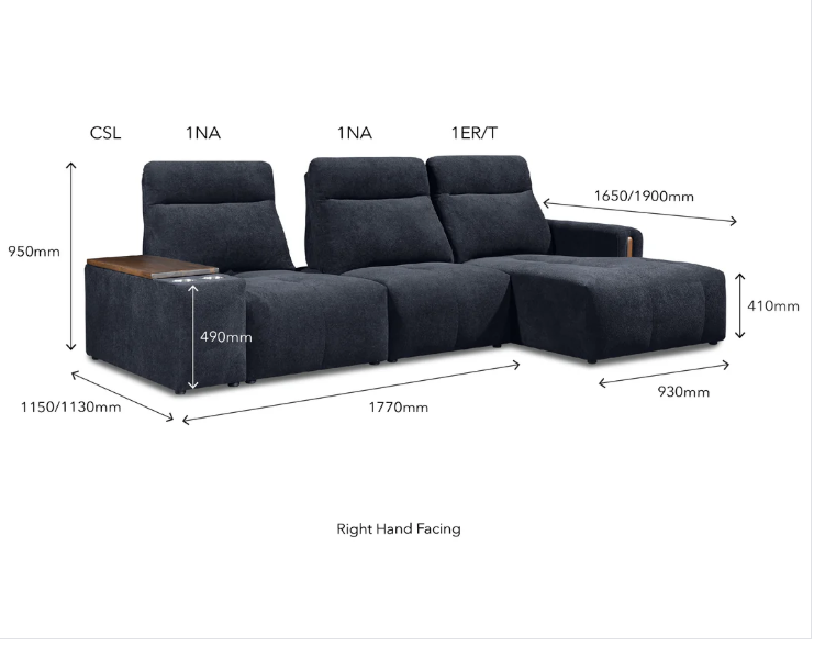 Vasantha Premium Modular Push-Back L-Shape Sectional Sofa - Image 5