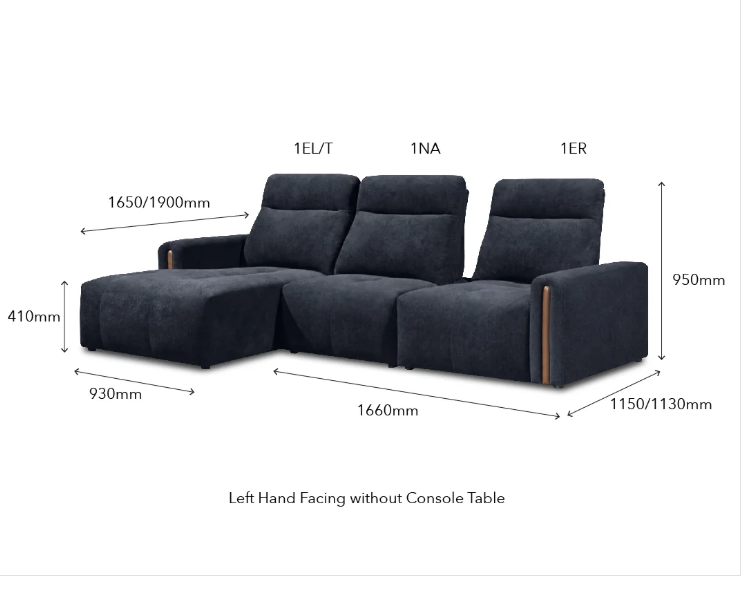 Vasantha Premium Modular Push-Back L-Shape Sectional Sofa