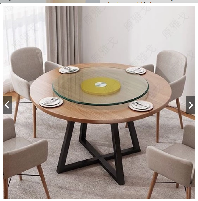 Premium Rotating Tempered Glass Dining Table Turntable (Lazy Susan) - Image 4