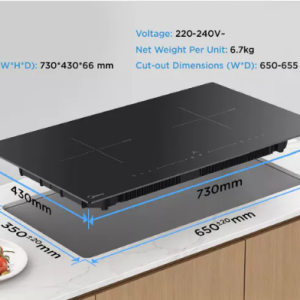 Midea Two Burners Induction Hob (MIH402VK)