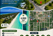 🌴 Prime Corner Plot at Main Crossroad for Sale – L. Gan 🌴