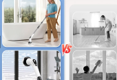 9-in-1 Cordless Electric Scrubber for Kitchen, Bathroom & Toilet Cleaning