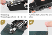 Mini Handheld Electric Sewing Machine Kit – Portable Quick-Stitch Tool (300g)