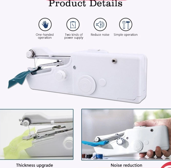 Mini Handheld Electric Sewing Machine Kit – Portable Quick-Stitch Tool (300g)