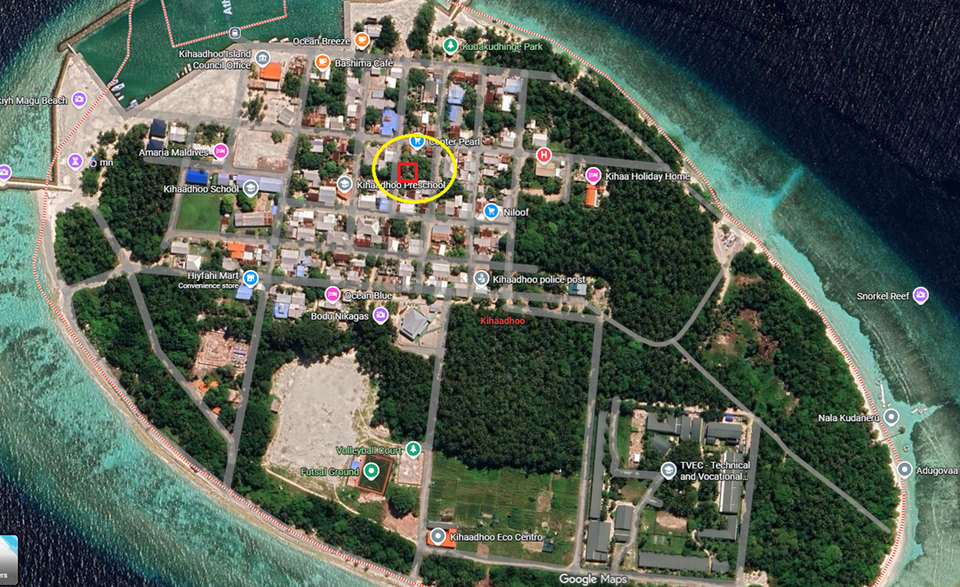 2500sqft Prime Land for Sale in B. Kihaadhoo, WhatsApp/Viber: 7409119 / 9409119